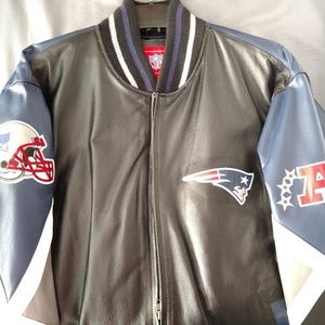 New England Patriots Leather Jacket